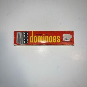 Vintage Halsam Double Six Dominoes Set No. 623-W Empire State Building New!!